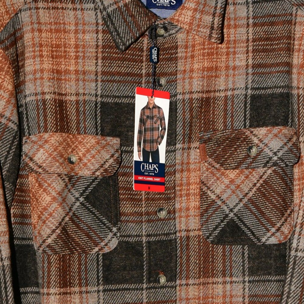 Chaps Men's‎ Knit Flannel Shirt